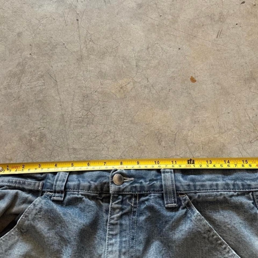 Baggy Billabong Big Pocket Denim Jeans Surf 90s Summer Vintage Y2K  32x21 - Picture 8 of 8
